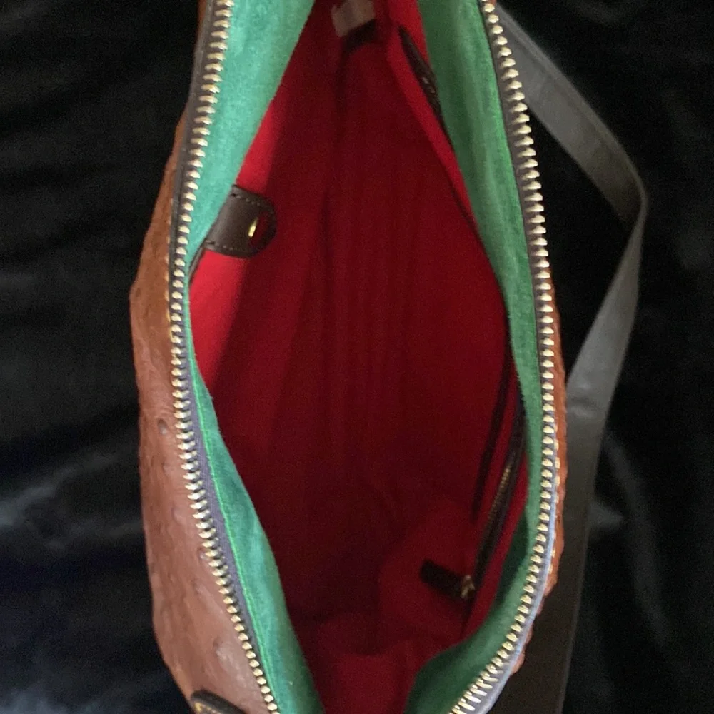 Dooney & Bourke Ostrich Skin Bag - Picture 10 of 15